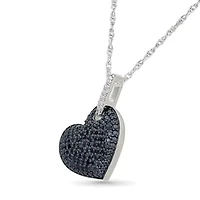 Diamond Composite Heart Pendant