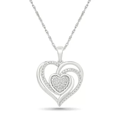 Diamond Fancy Heart Pendant