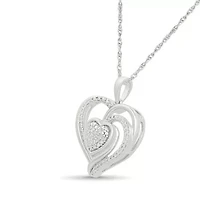 Diamond Fancy Heart Pendant