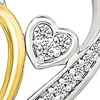 Diamond Fancy Heart Pendant