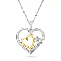 Diamond Fancy Heart Pendant
