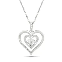 Diamond Fancy Heart Pendant