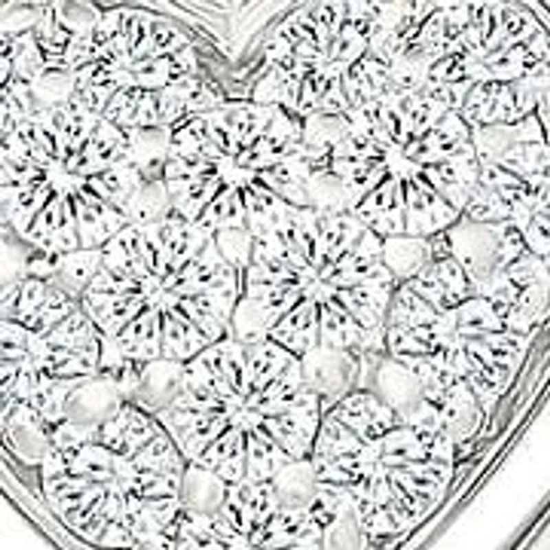Diamond Fancy Heart Pendant