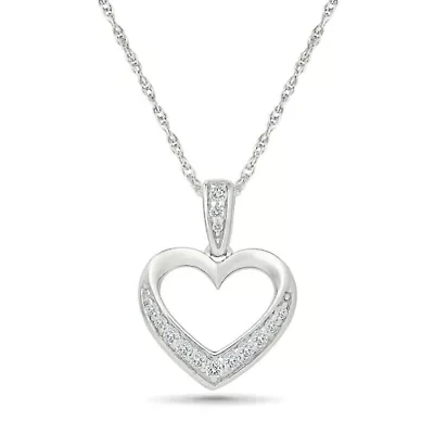 Diamond Fancy Heart Pendant