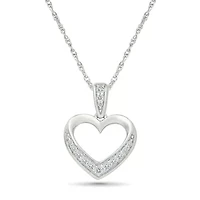 Diamond Fancy Heart Pendant