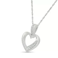 Diamond Fancy Heart Pendant