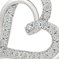 Diamond Sidetilted Heart Fancy Pendant