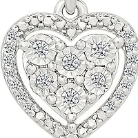 Diamond Heart Fancy Pendant