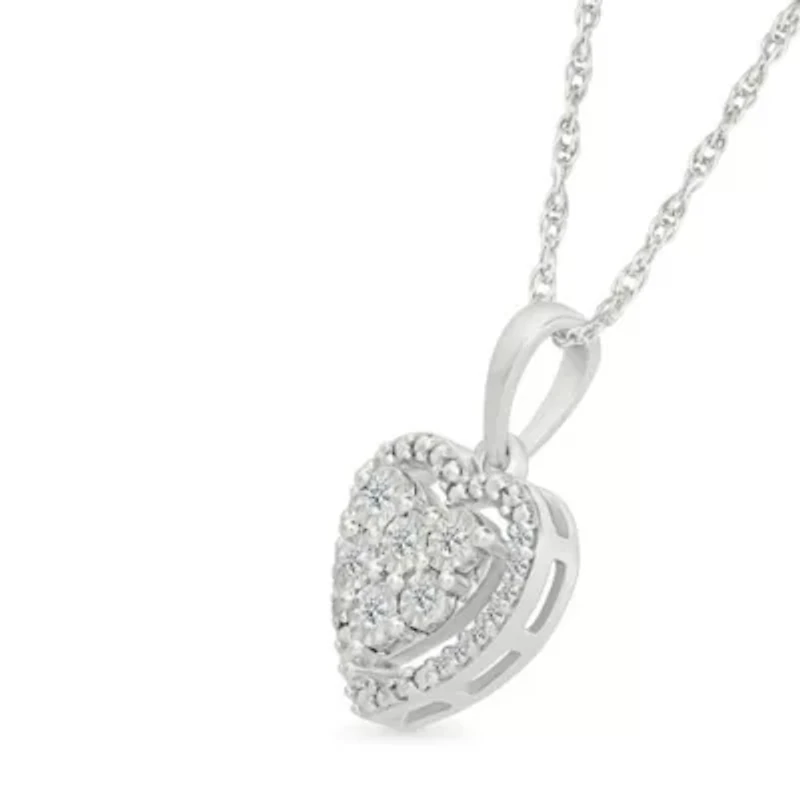 Diamond Heart Fancy Pendant