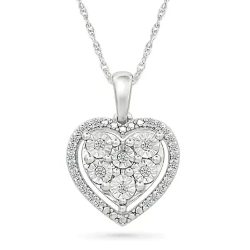 Diamond Heart Fancy Pendant