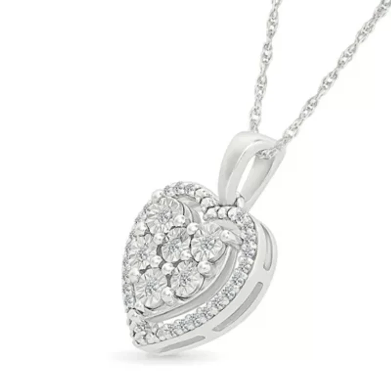 Diamond Heart Fancy Pendant