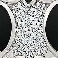 Diamond Owl Charm Circle Pendant