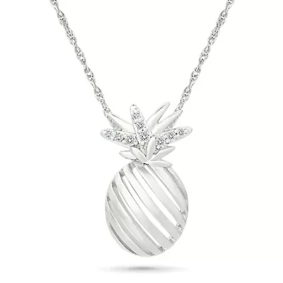 Diamond Pineapple Pendant