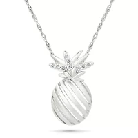 Diamond Pineapple Pendant