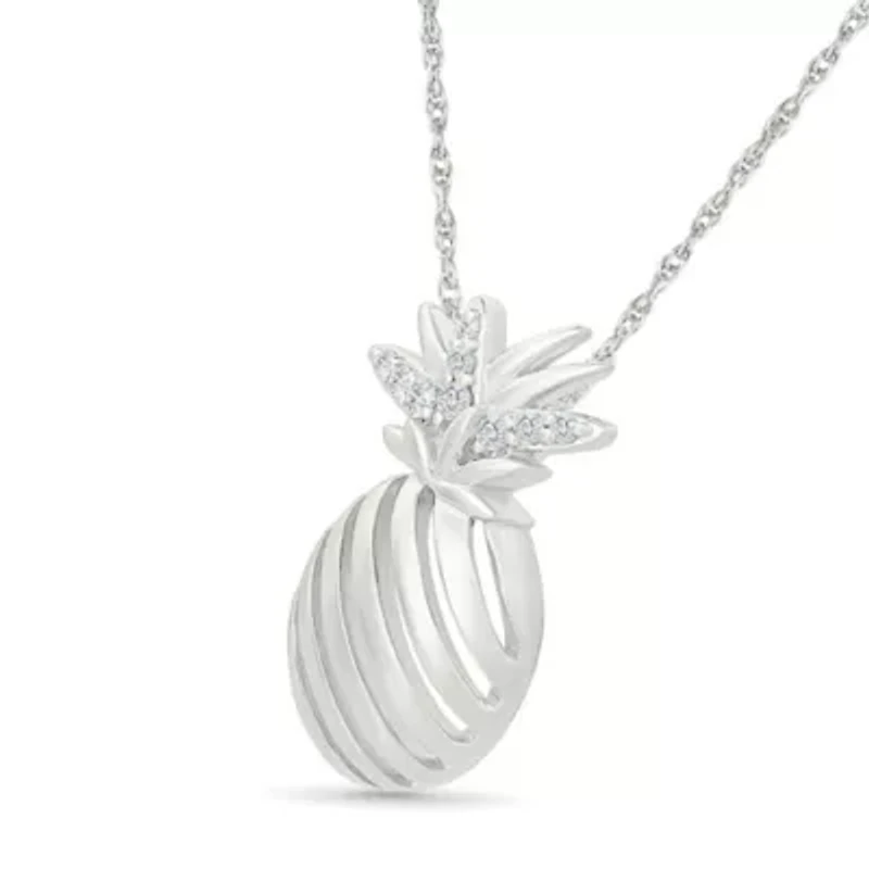 Diamond Pineapple Pendant