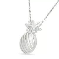 Diamond Pineapple Pendant