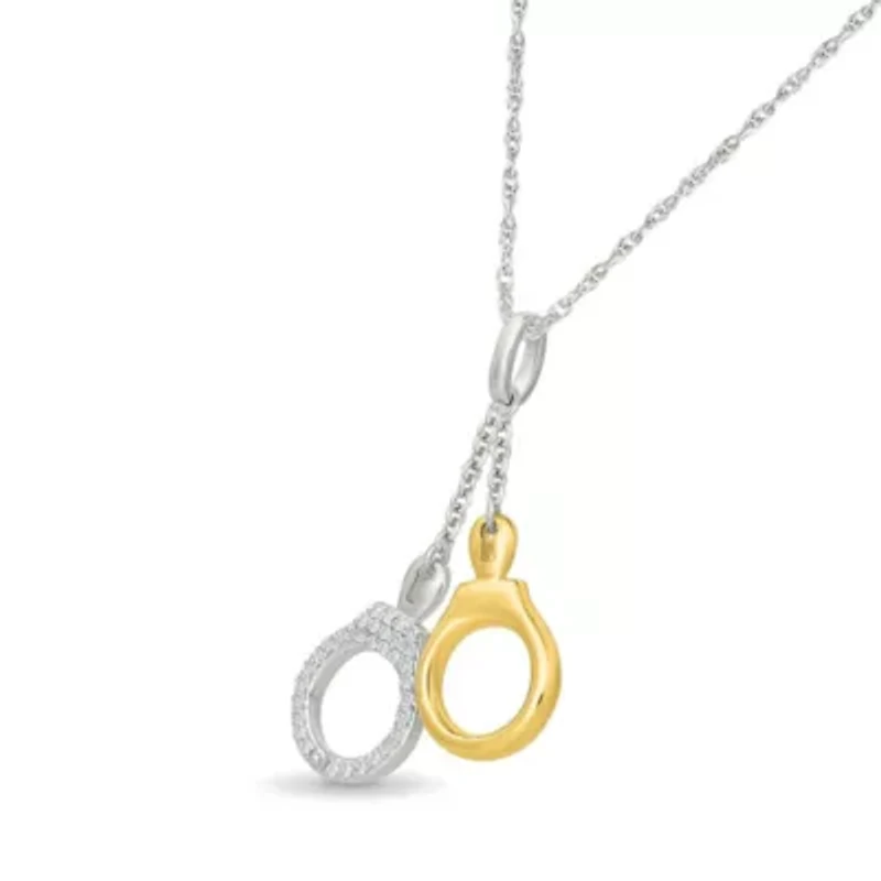 Diamond Charm Pendant