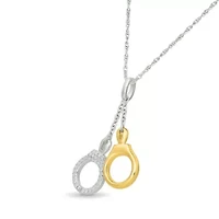 Diamond Charm Pendant