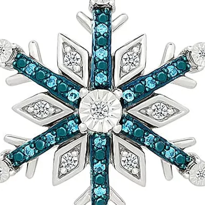 Diamond Snowflake Pendant
