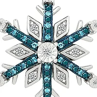 Diamond Snowflake Pendant