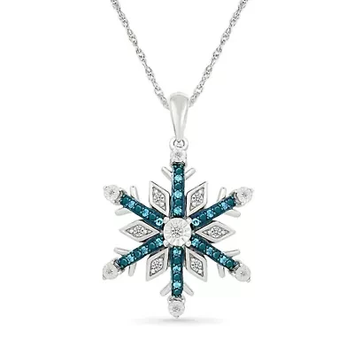 Diamond Snowflake Pendant