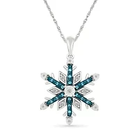 Diamond Snowflake Pendant