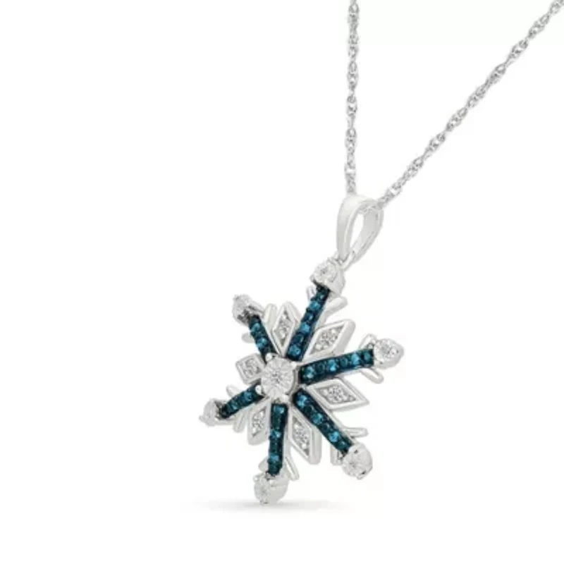Diamond Snowflake Pendant