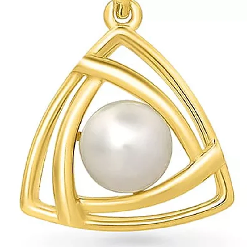 Pearl Triangle Pendant