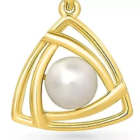 Pearl Triangle Pendant