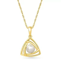 Pearl Triangle Pendant