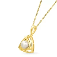 Pearl Triangle Pendant