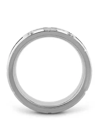 1/10 ct. t.w. Black and White Diamond Band Tungsten