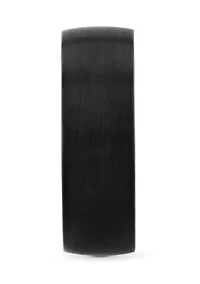 Black Sapphire Band and Rose-Tone Tungsten