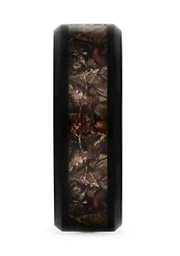 Brown Camo Inlay Band Black Stainless Steel