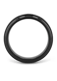 Satin Finish Step Edge Band Black Cobalt