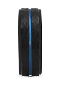 Hammered Blue Stripe Band Black Cobalt