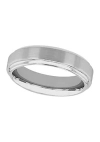 Satin Finish Step Edge Band Cobalt