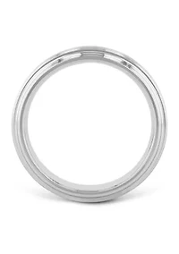 Satin Finish Step Edge Band Cobalt