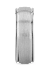Domed Satin Finish Band Cobalt