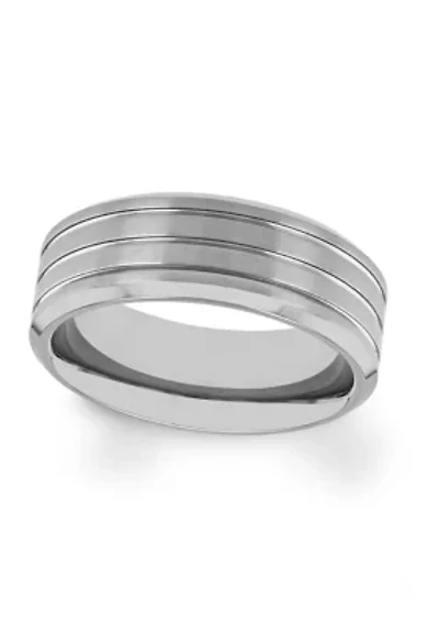 Triple Grooved Lightweight Band Titanium