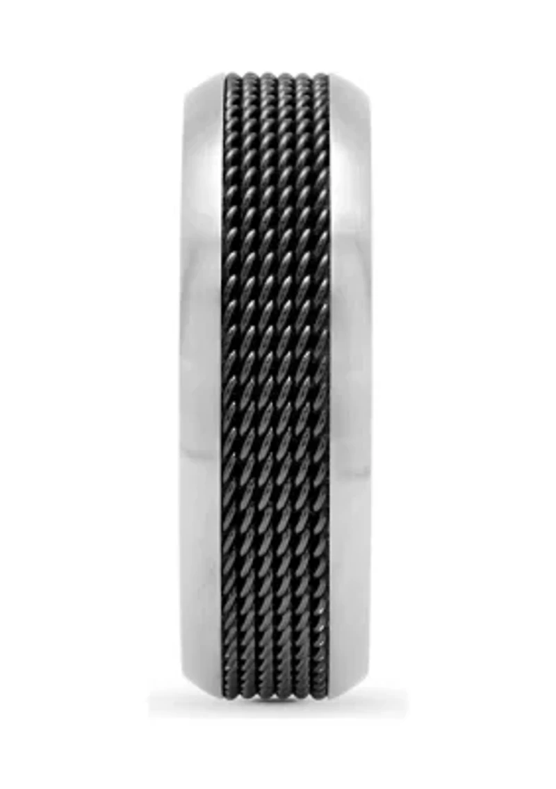 Mesh Trim Lightweight Band Two-Tone Titanium