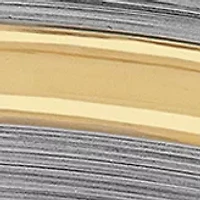 Striped Satin Finish Band Two-Tone Tantalum