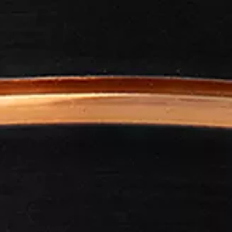 Grooved Satin Finish Band Two-Tone Tantalum