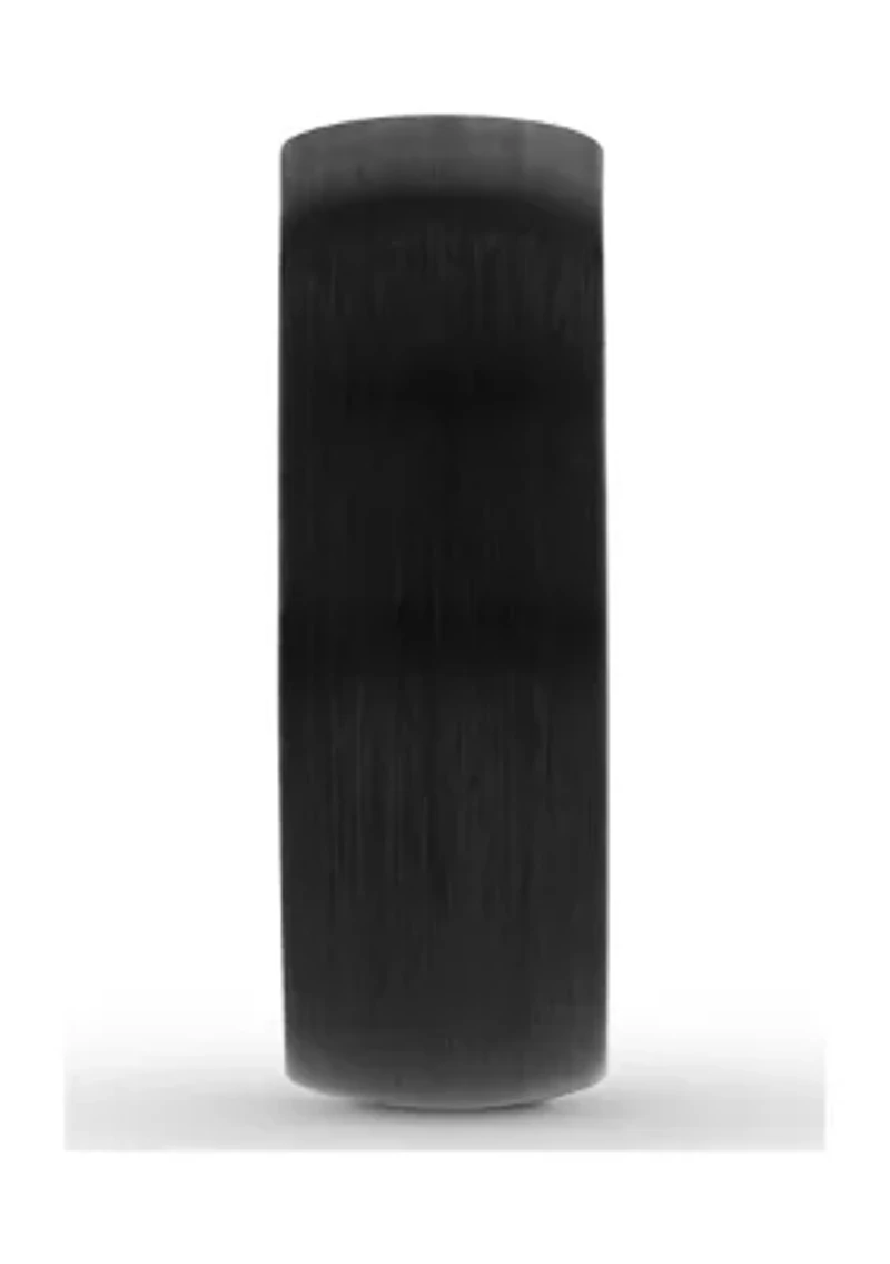 Satin Finish Band Black Tantalum