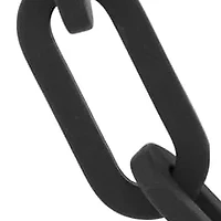 Men's Stainless Steel Yellow Finish Paper Clip 20" Chain