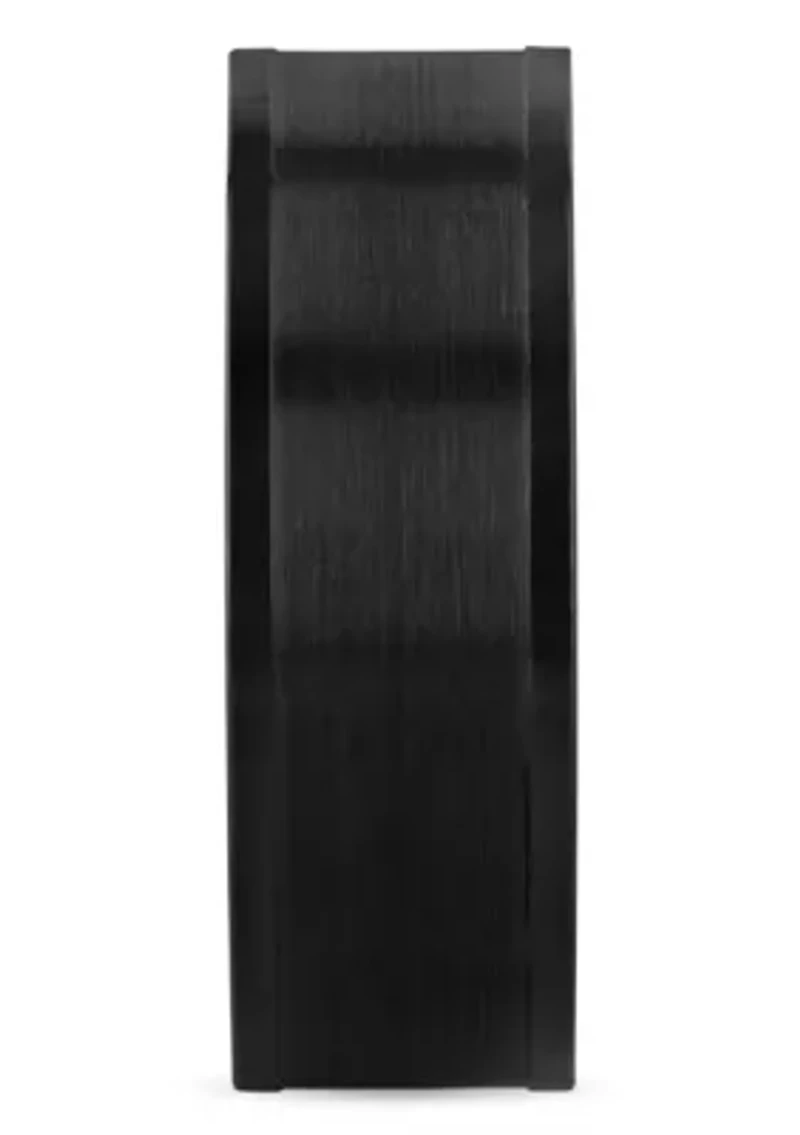 Brushed Center 8mm Band in Black Tungsten