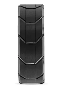 Tire Tread Pattern 8mm Band in Tungsten