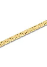 Men's Tungsten Yellow Finish Link Bracelet