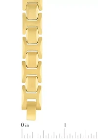 Men's Tungsten Yellow Finish Link Bracelet