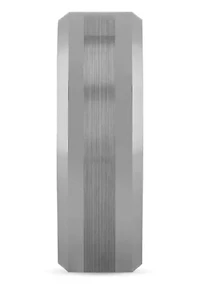 Satin Center 8mm Beveled Band in Tungsten